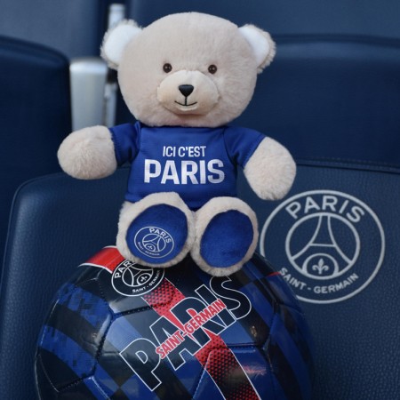 Peluche OURS PSG - Ici C'est Paris - 23 cm
