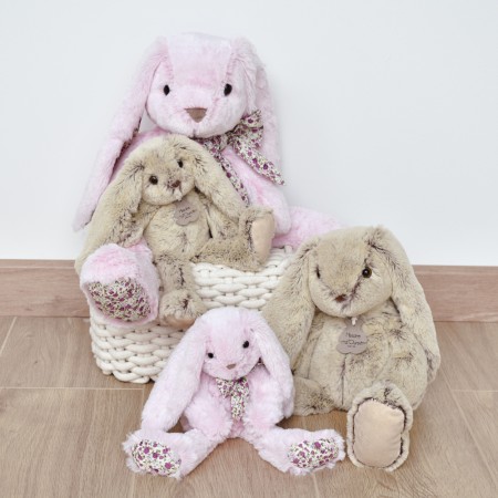 Peluche Lapin Beige - 25 cm