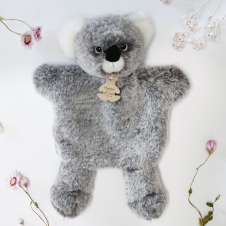 Marionnette à Main Koala Gris - 25 cm