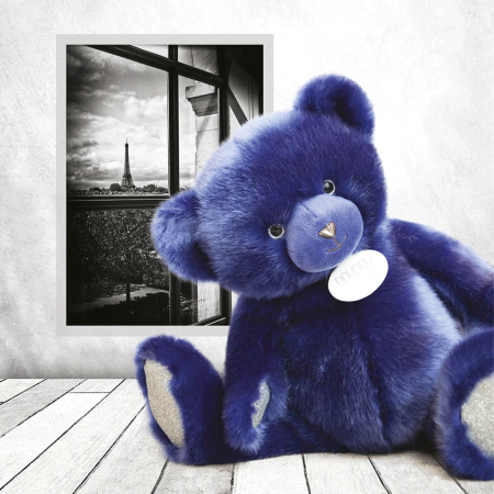 Ours Collection Bleu nuit - 37 cm - Bleu nuit - L