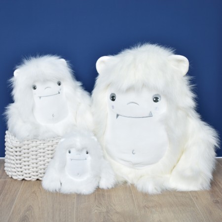 Peluche Yeti - Blanc - 35 cm
