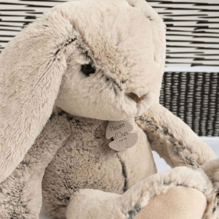 Peluche Lapin Beige - 50 cm