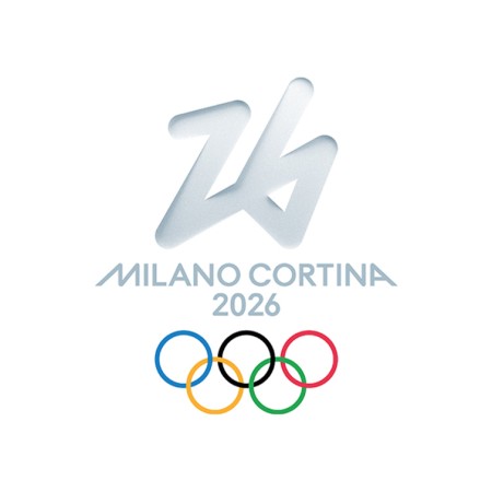 Peluche Géante Mascotte SPORT FLO - Jeux Olympiques Milano-Cortina 2026 - 80 cm