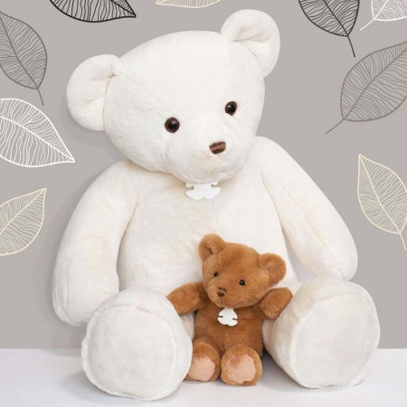 Ours en Peluche Géant Blanc - 135 cm