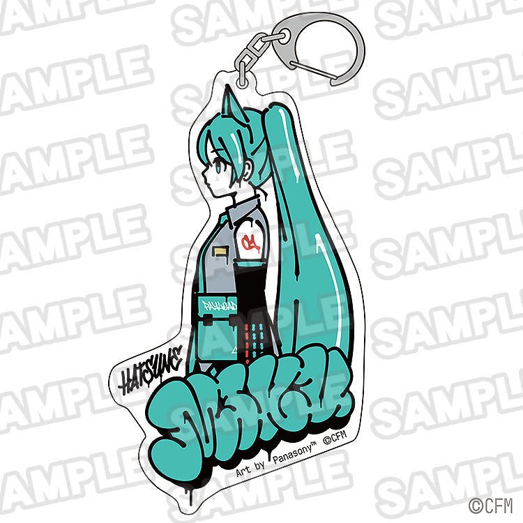 Hatsune Miku - Hatsune Miku/Kagamine Rin/Kagamine Len/Megurine Luka/MEIKO/KAITO acrylic keyholder panasony ver.
