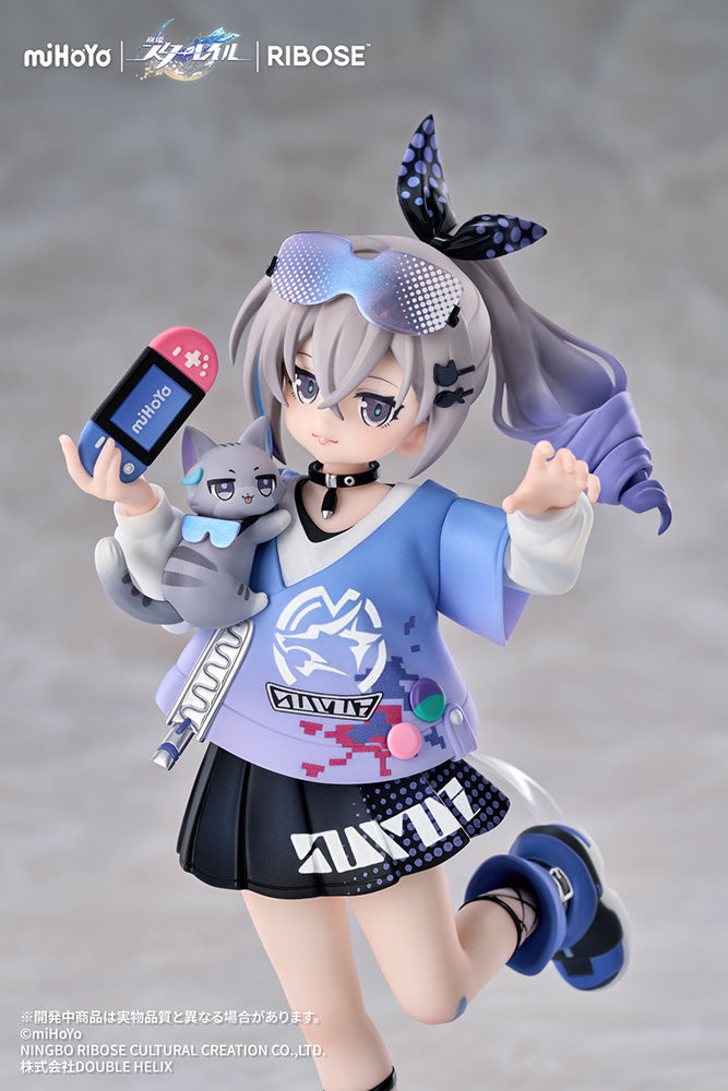 Honkai: Star Rail - RISE UP+ Chibi Cat Series Figure Silver Wolf Ver.