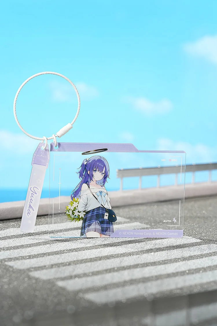 Blue Archive Holiday Saunter Series Acrylic Keychain (KAZUSA/YUUKA/HINA/SHIROKO/MIKA)