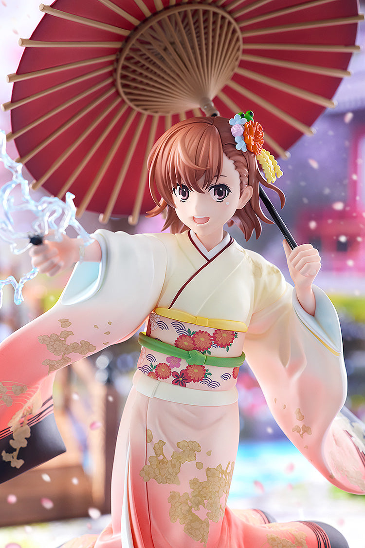 A Certain Scientific Railgun T - Mikoto Misaka Furisode Kimono ver. 1/7 Scale Figure