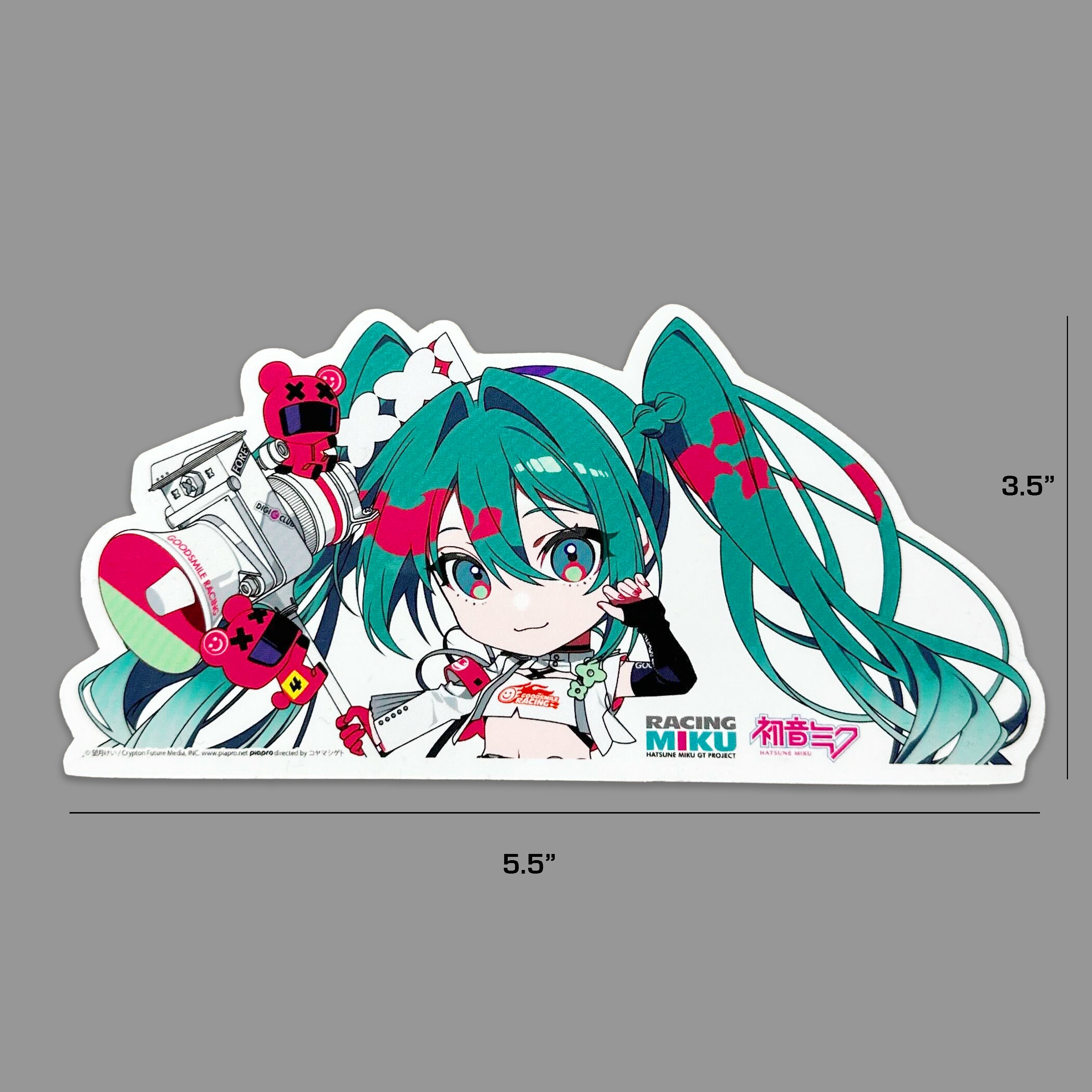 Racing Miku - Racing Miku 2025 Ver. Nendoroid Peeker Sticker