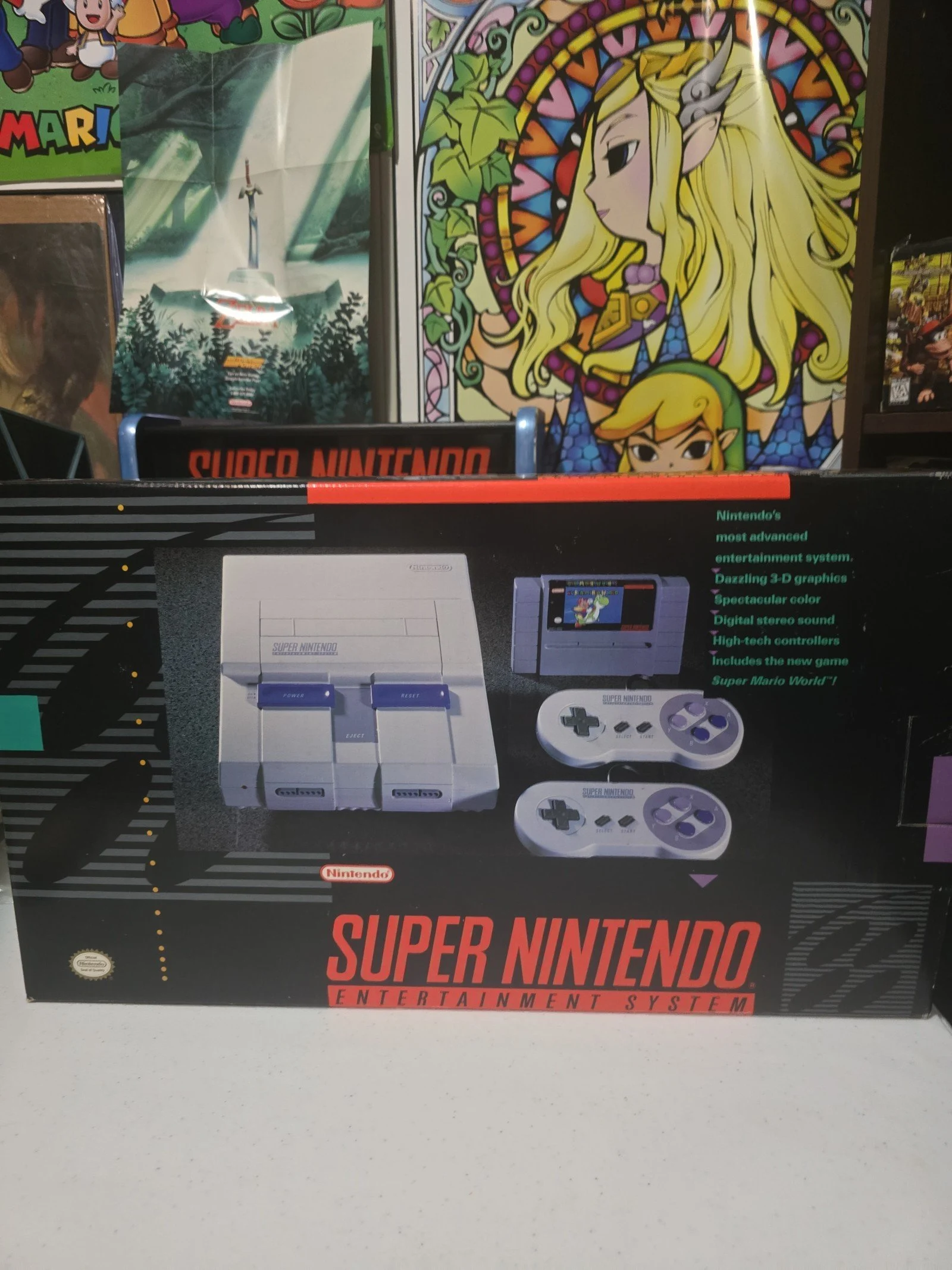 Super Nintendo System Launch Day Edition. 100% complete