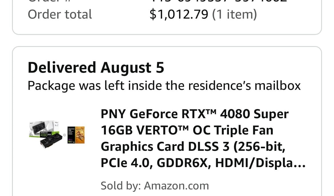 GeForce RTX 4080 super 16gb graphics card