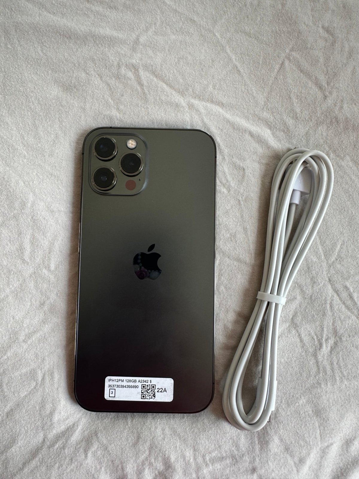 Apple iPhone 12 Pro Max 128 GB in Graphite for Unlocked 8H53