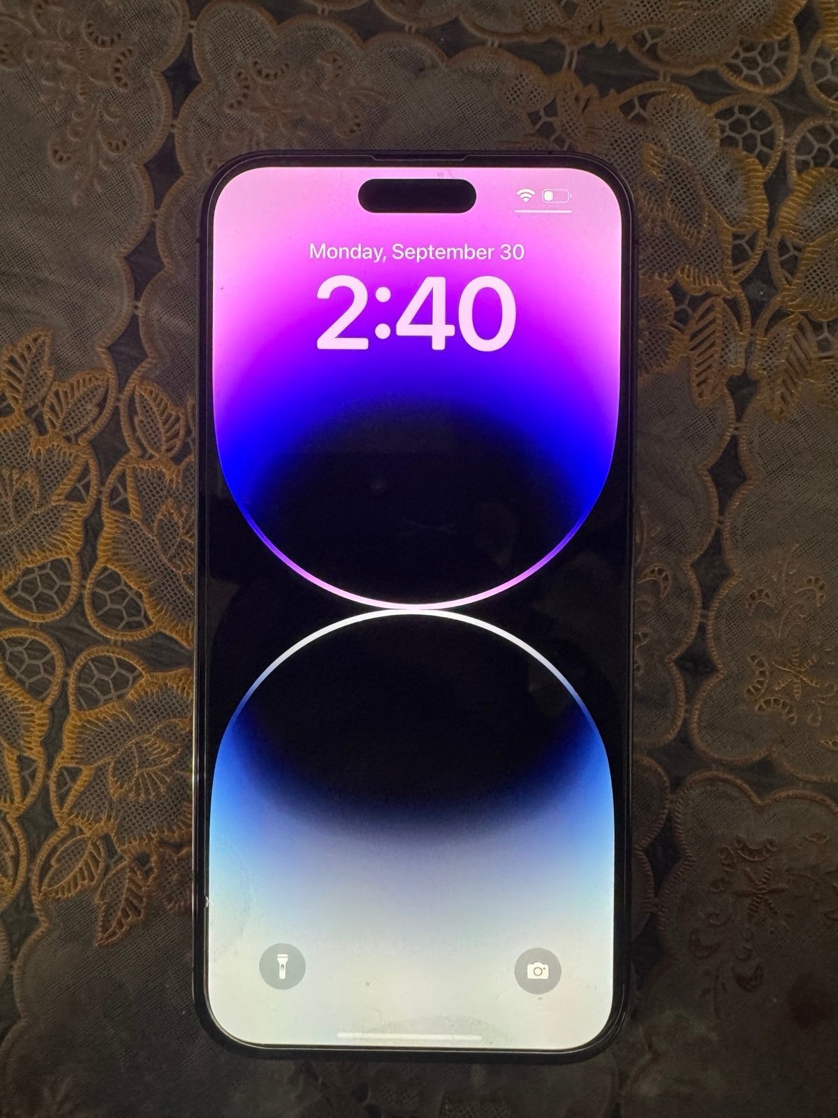 Apple iPhone 14 Pro Max 128 GB in Deep Purple for Unlocked 3X53