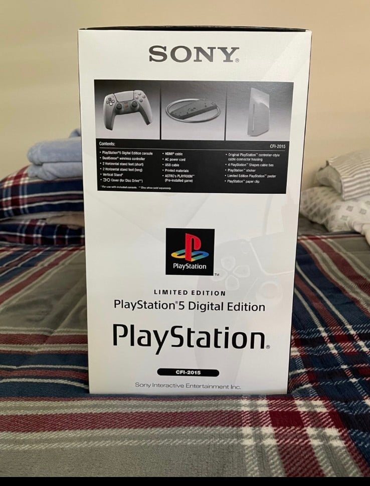PlayStation 5 Slim Digital Console 30th Anniversary Limited Edition! 7X75
