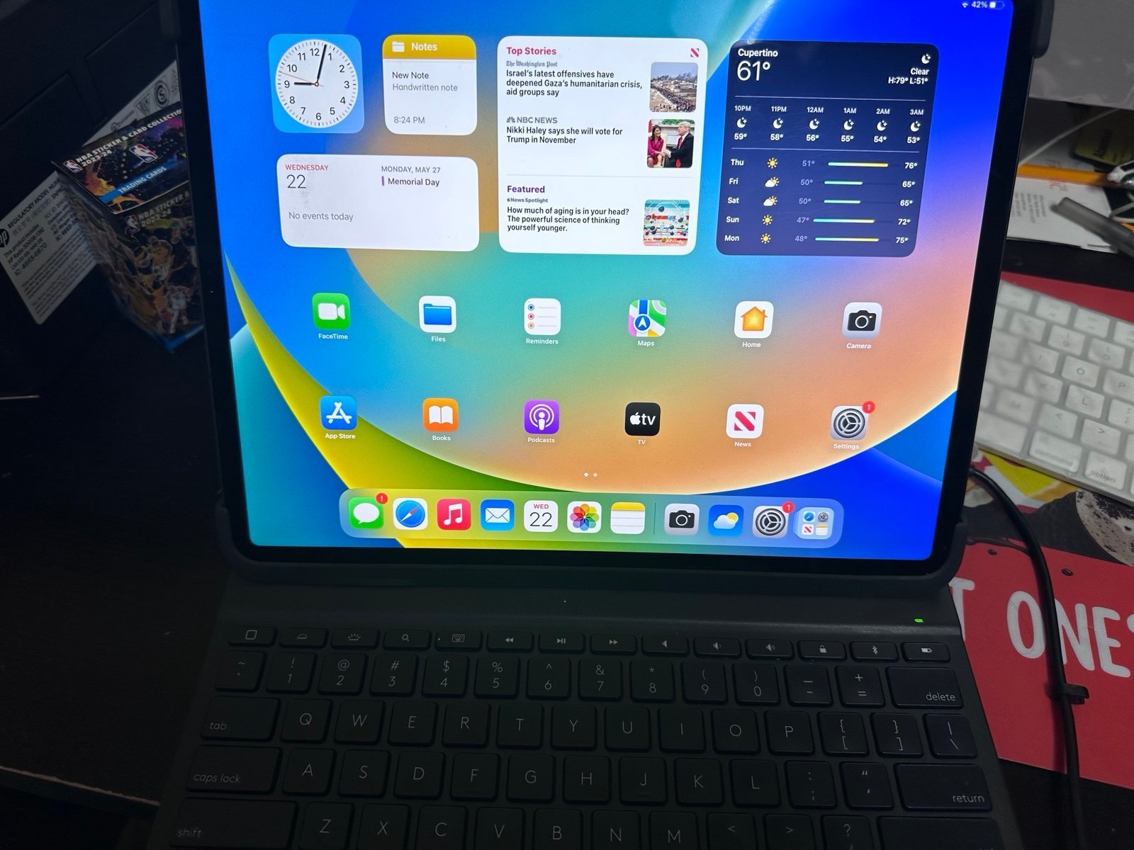 Apple iPad Pro 12.9in 4th Gen 256 GB WiFi + Cellular w/ Apple Pencil 6H12