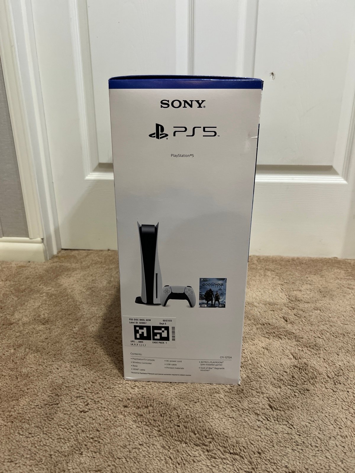 PlayStation 5 God Of War And Wireless Controller Factory Sealed 1G32