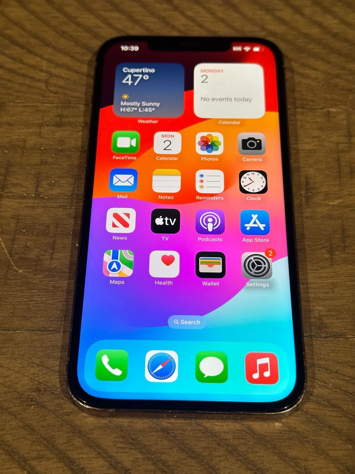 IPhone 12 Pro Max 128GB Gold Unlocked and Factory Reset 8V77