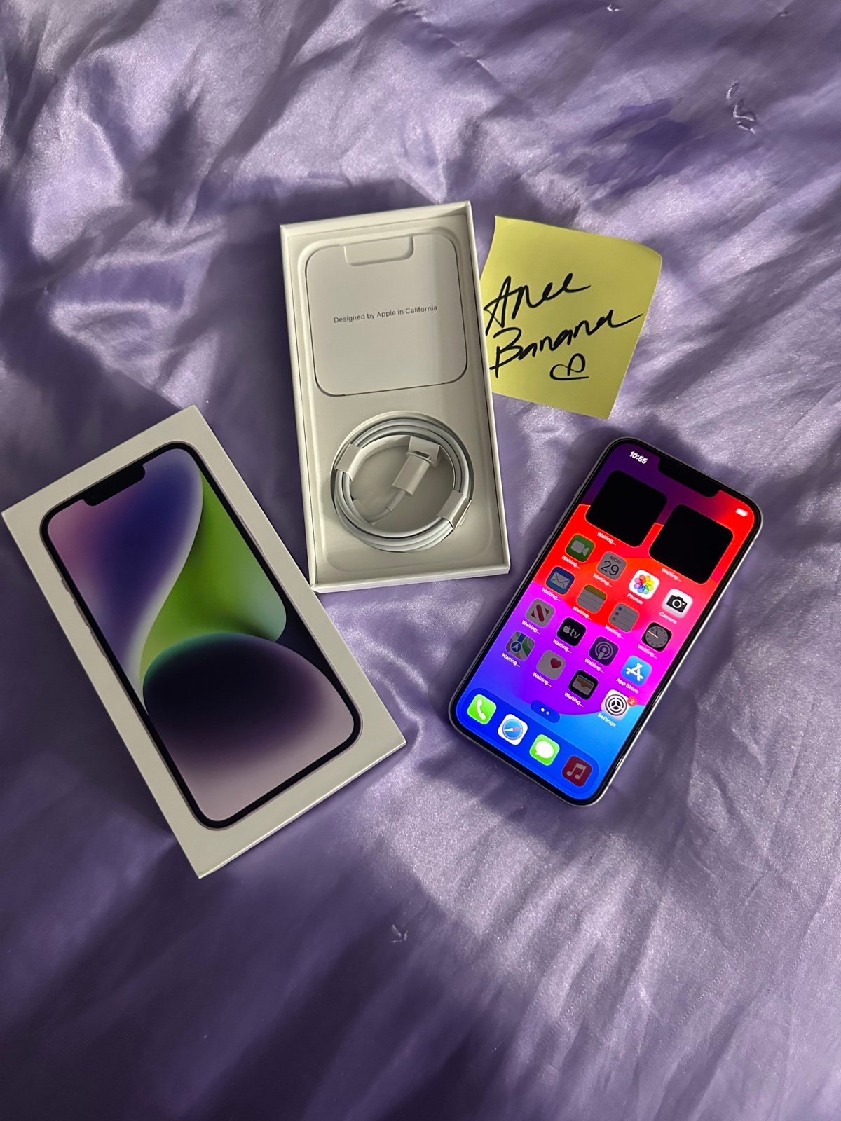 Apple iPhone 14 256 GB in Purple for Unlocked 1M97