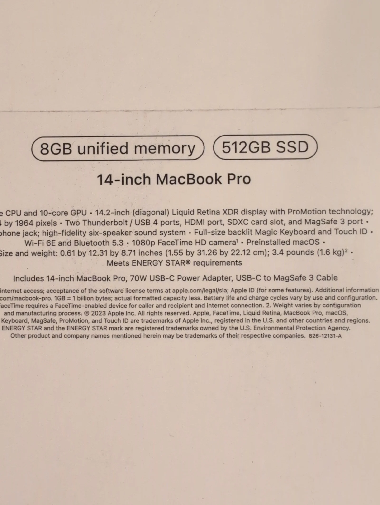 macbook pro 14 inch 2O39