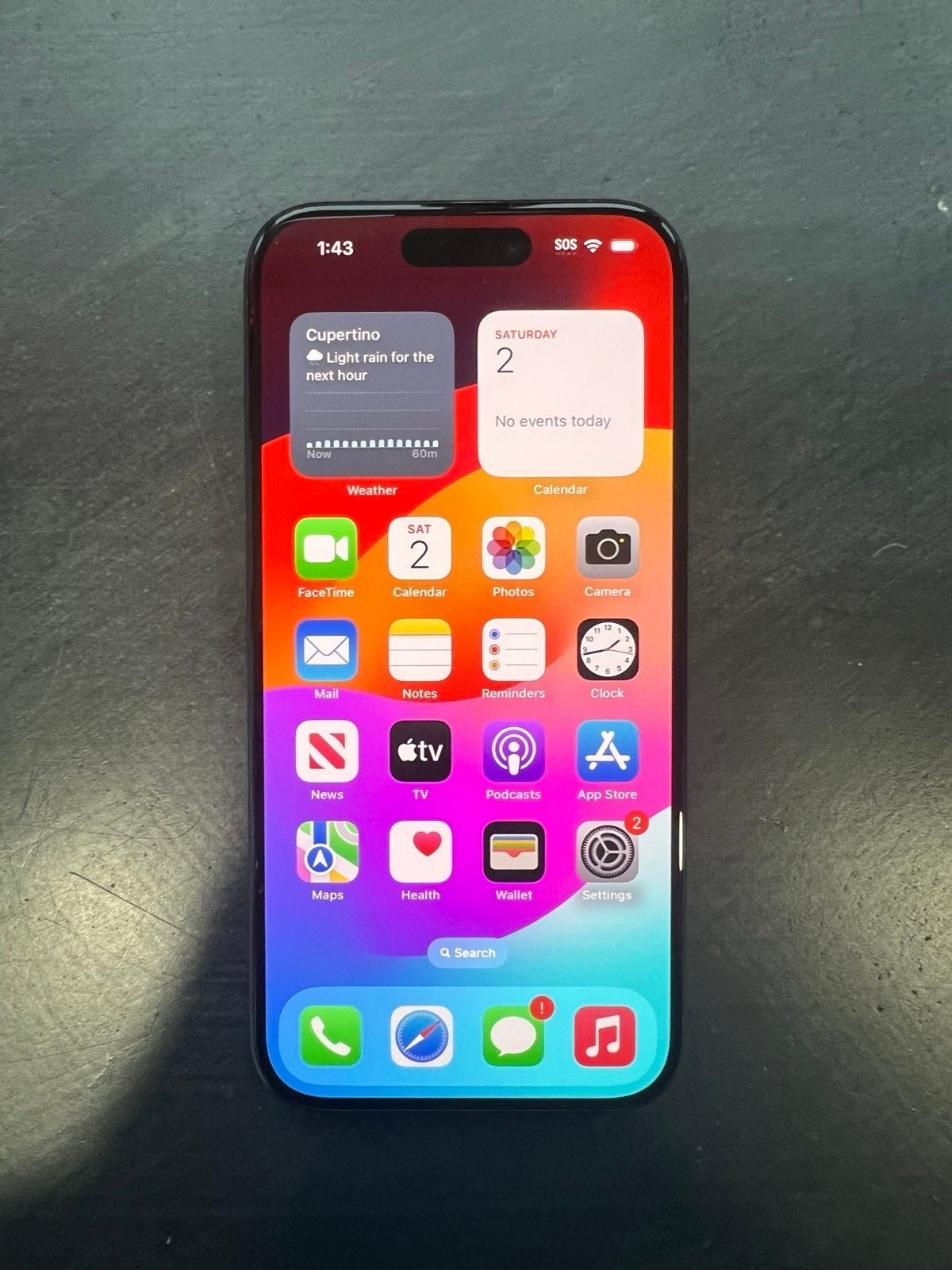 iPhone 15 pro. 256gb. Blue titanium 6H67