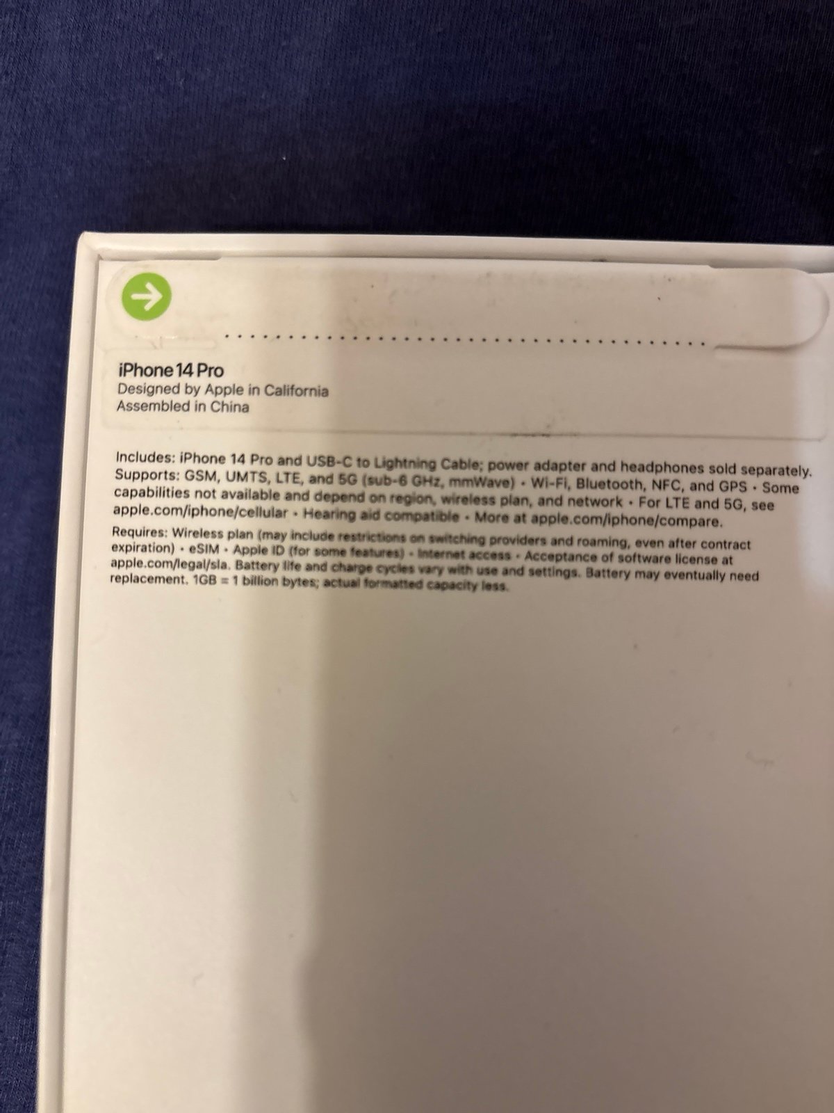 Unlocked iPhone 14 Pro 256gb 5N89