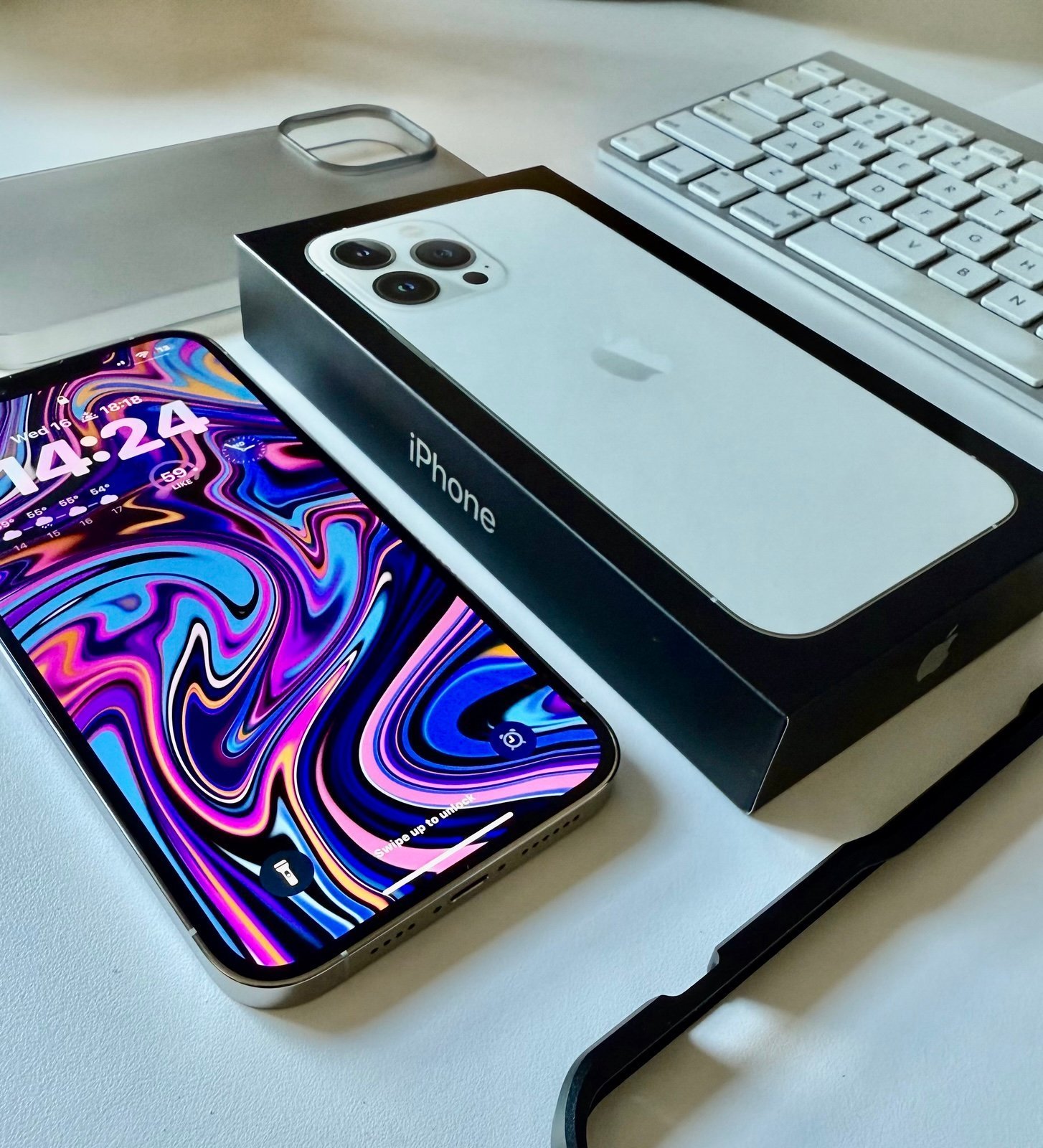 [Mint] iPhone 13 Pro Max 128 GB Unlocked - Silver 7C16