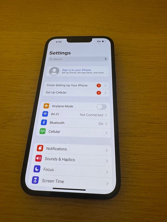 Apple iPhone 14 128 GB in Midnight for T-Mobile 9D29