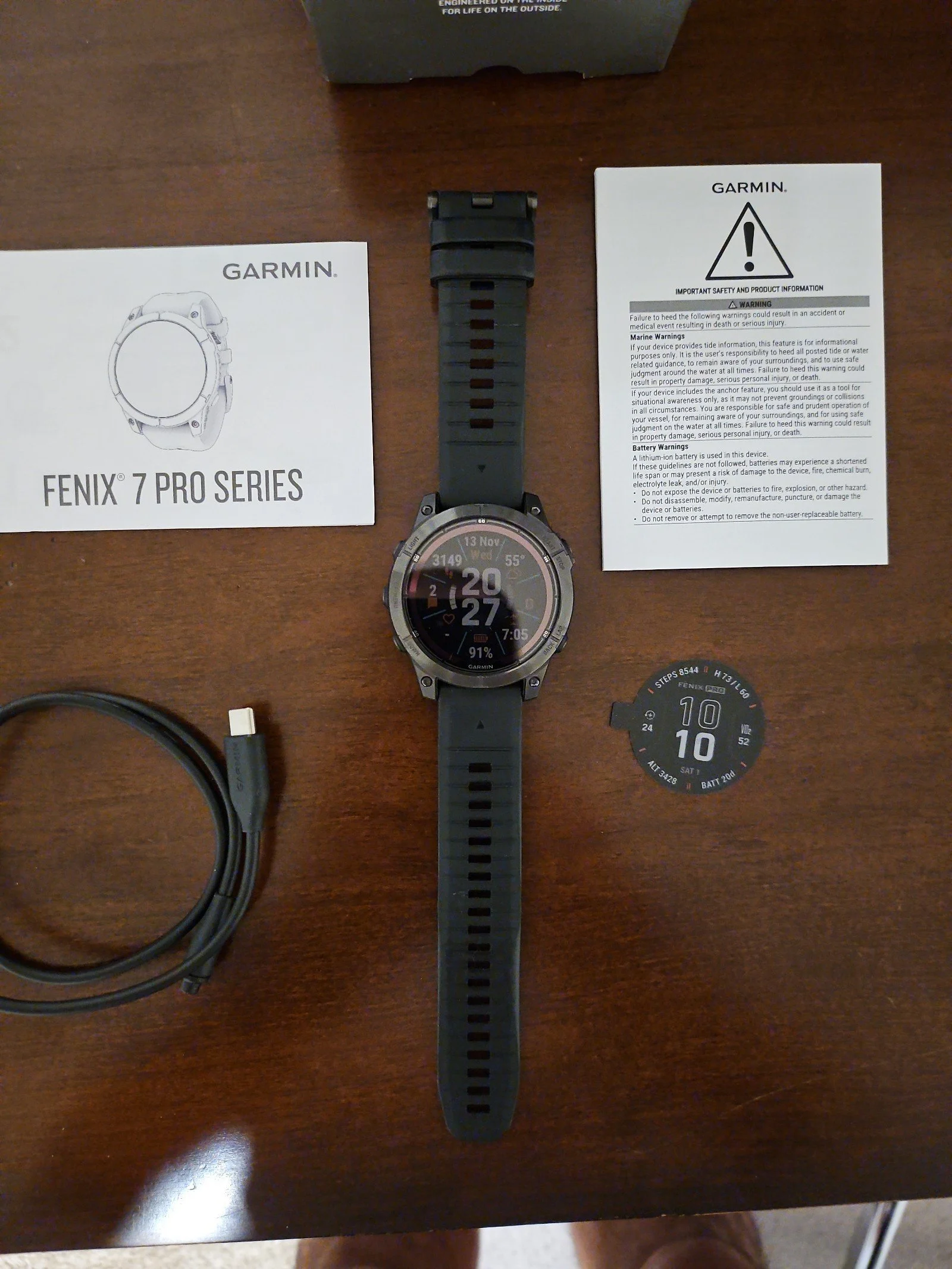 Garmin Fenix 7 Pro Sapphire Solar 47mm
