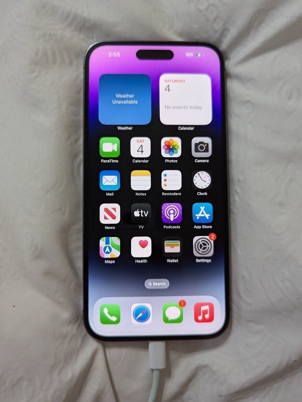 Apple iPhone 14 Pro Max 1 TB in Deep Purple for Unlocked 2T61