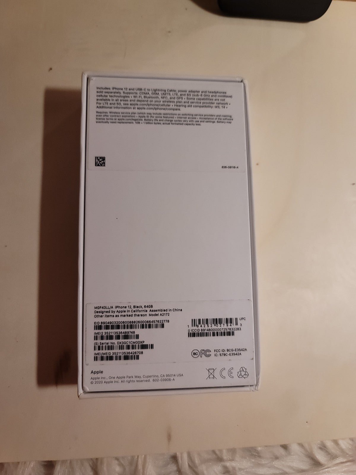 Apple iPhone 12 64 GB in Black for Unlocked 1A35