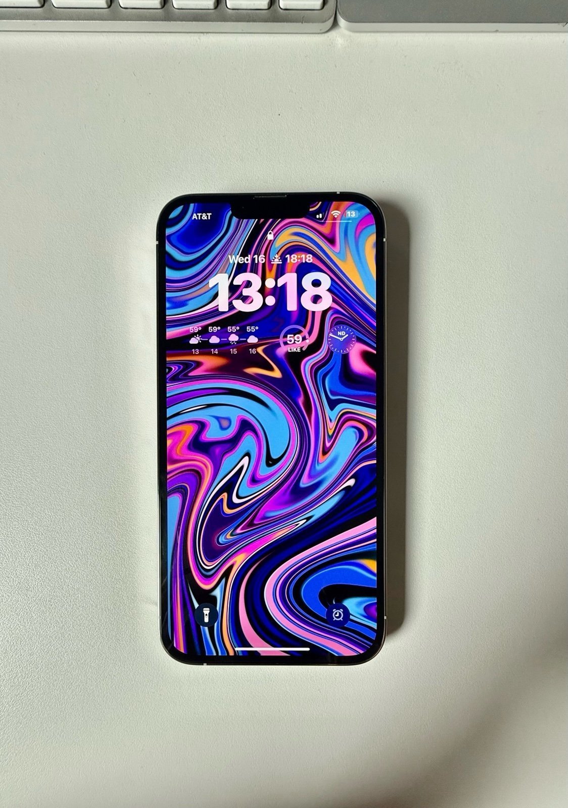 [Mint] iPhone 13 Pro Max 128 GB Unlocked - Silver 7C16