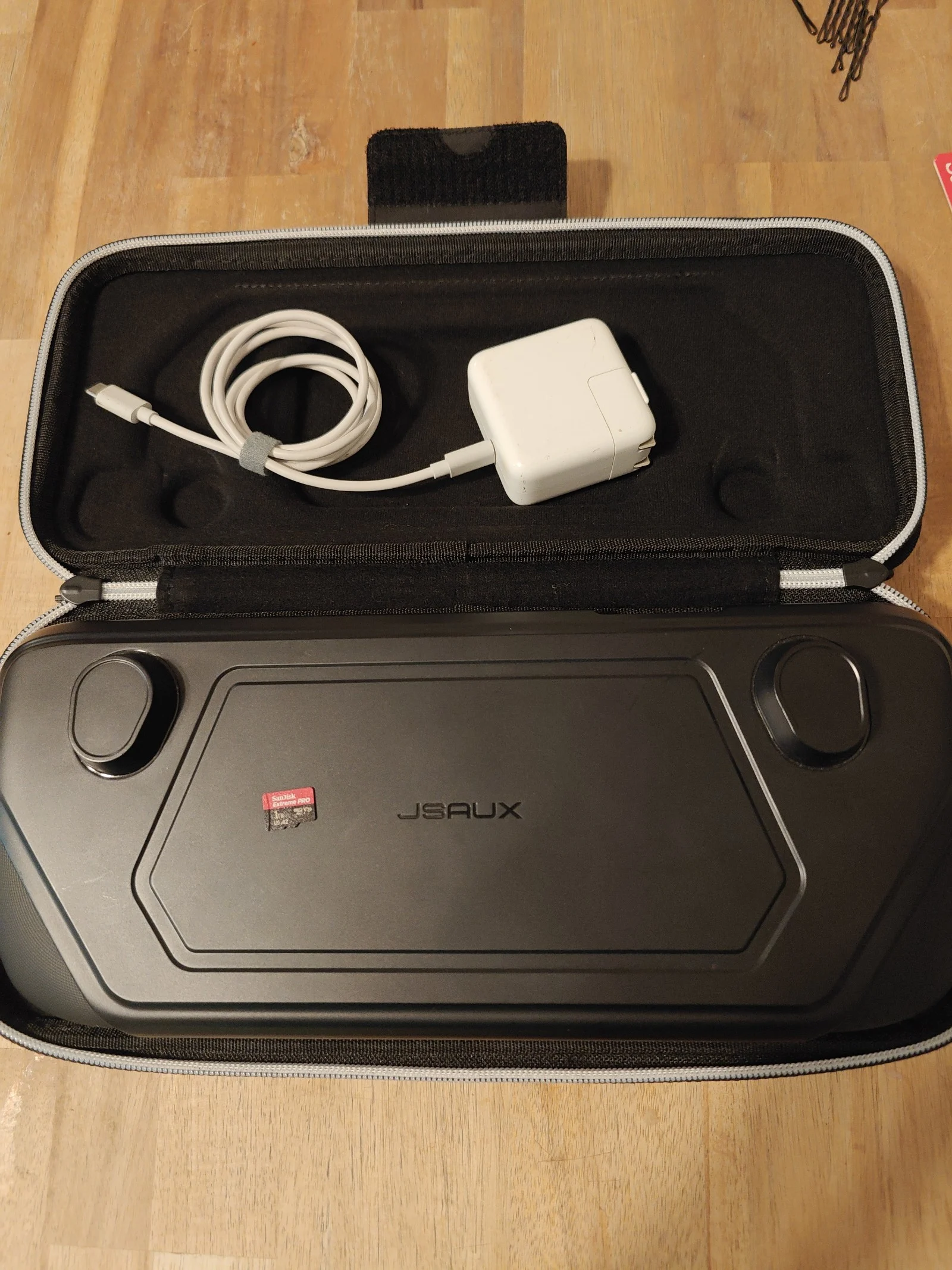 Steam Deck OLED 2TB, JSAUX mod case, 30w charger, original carrying case