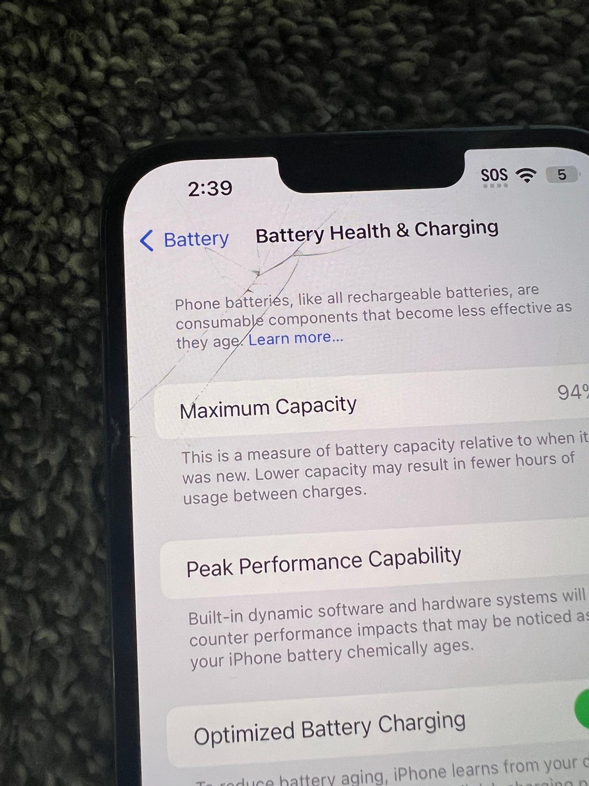 Unlocked IPhone 13 Pro Max 9G75