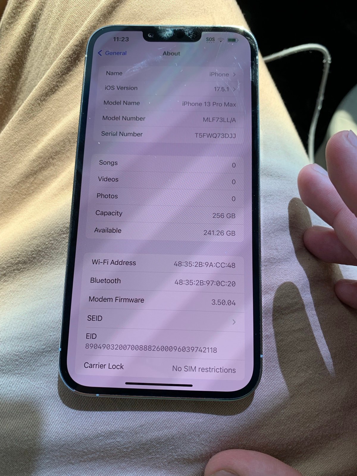 Apple iPhone 13 Pro Max 256 GB Unlocked and iPhone XR Red 64 Unlocked 5X85