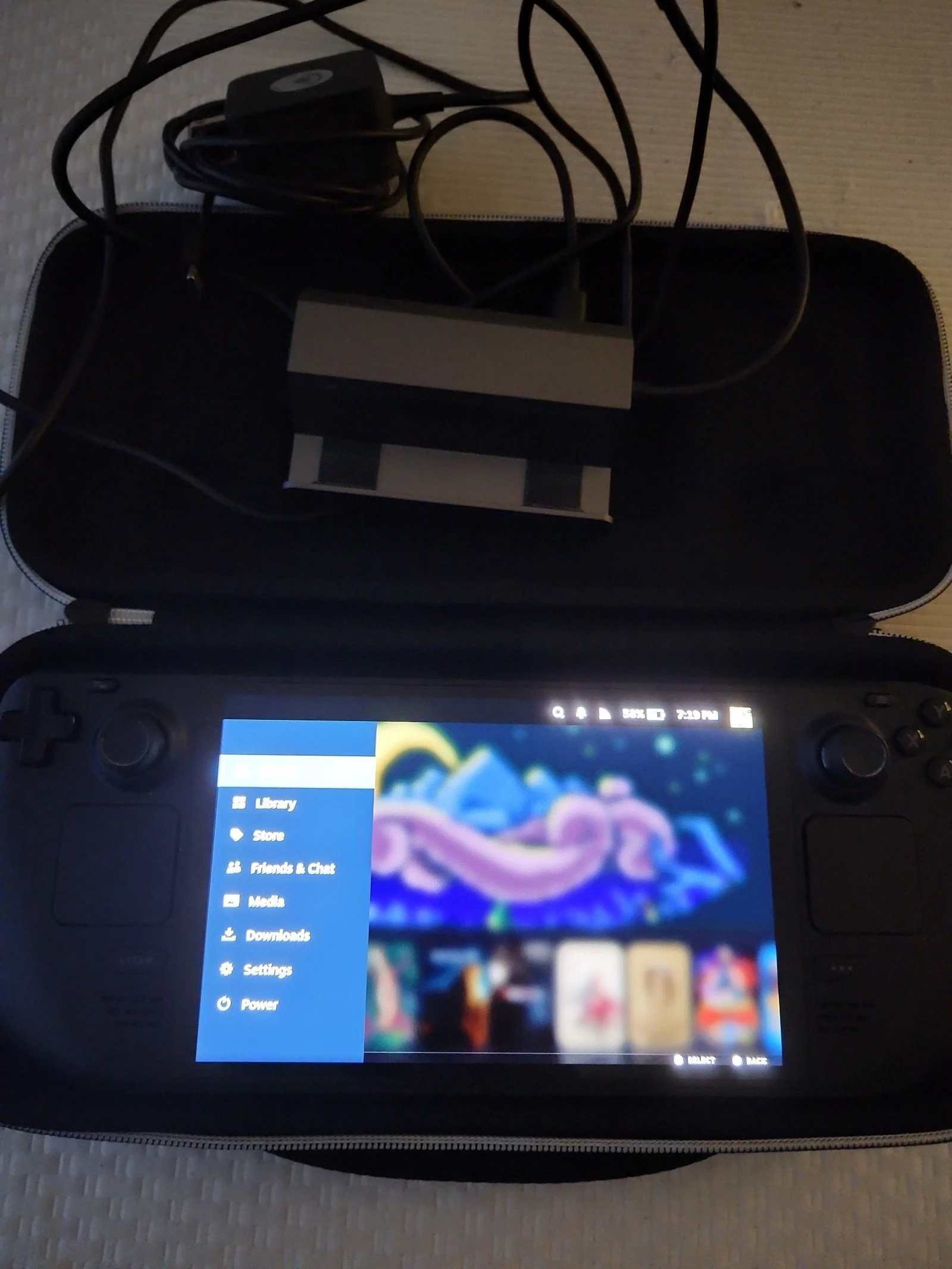 Steam Deck OLED 512gb w/case and dock