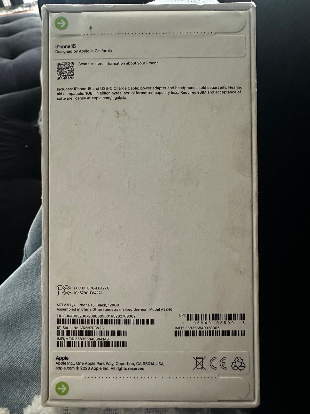 iPhone 15 128 Gb 1S83