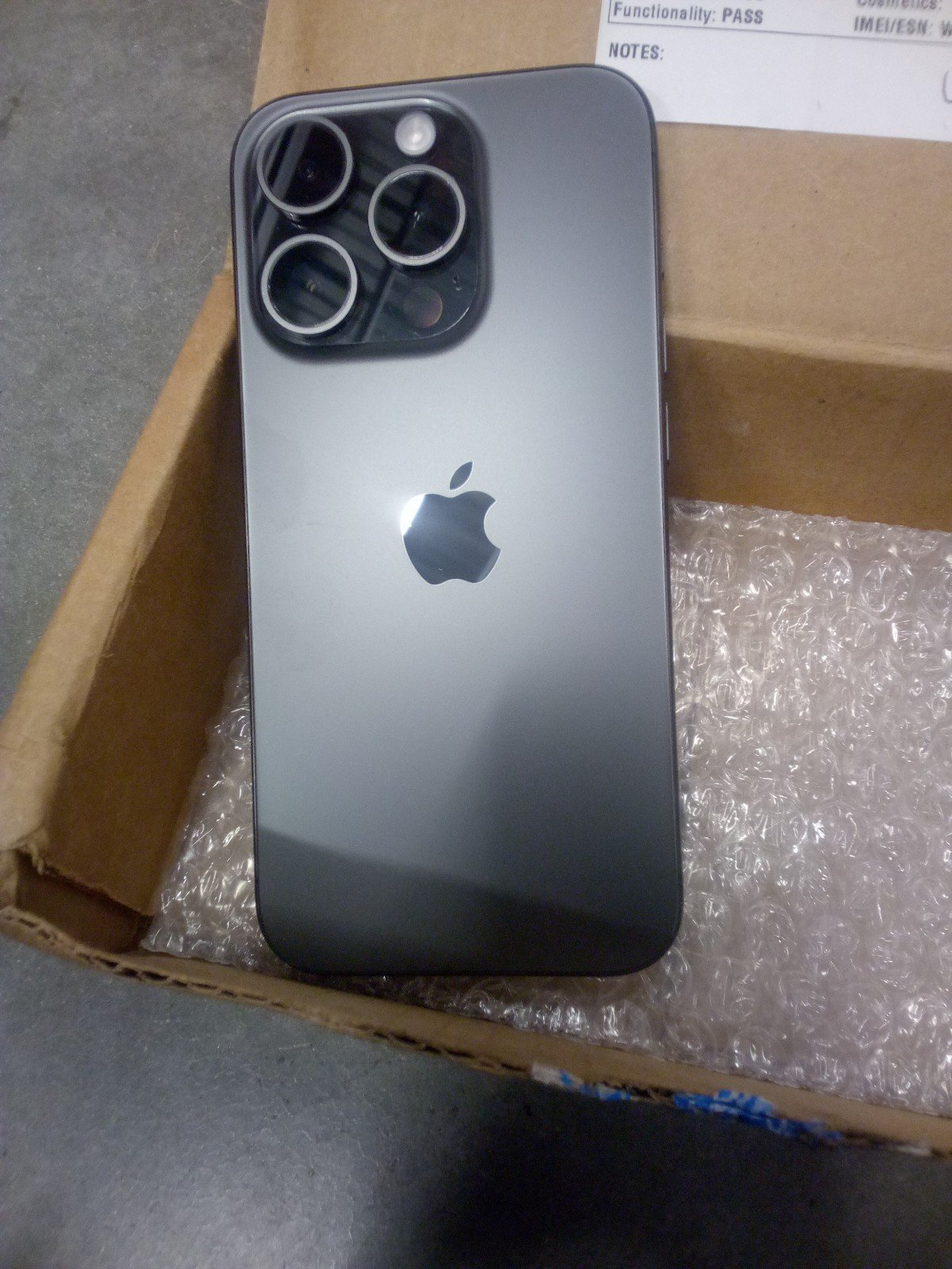 iPhone 15 Pro 256 GB BLK Unlocked 5V11