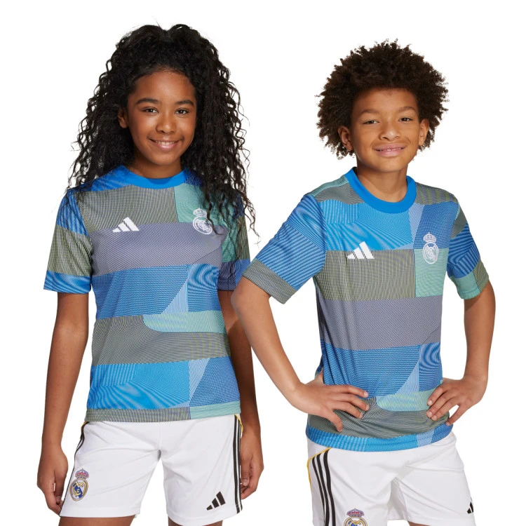 Camiseta adidas Real Madrid Pre-Match 2025-2026 Niño