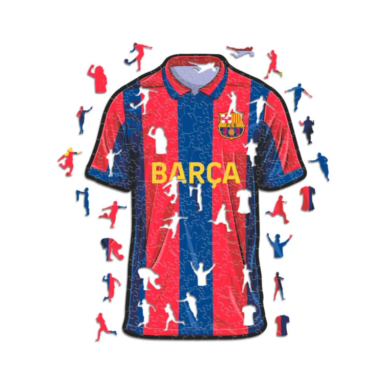 Fc Barcelona Jersey Puzle Madera (150 Piezas)