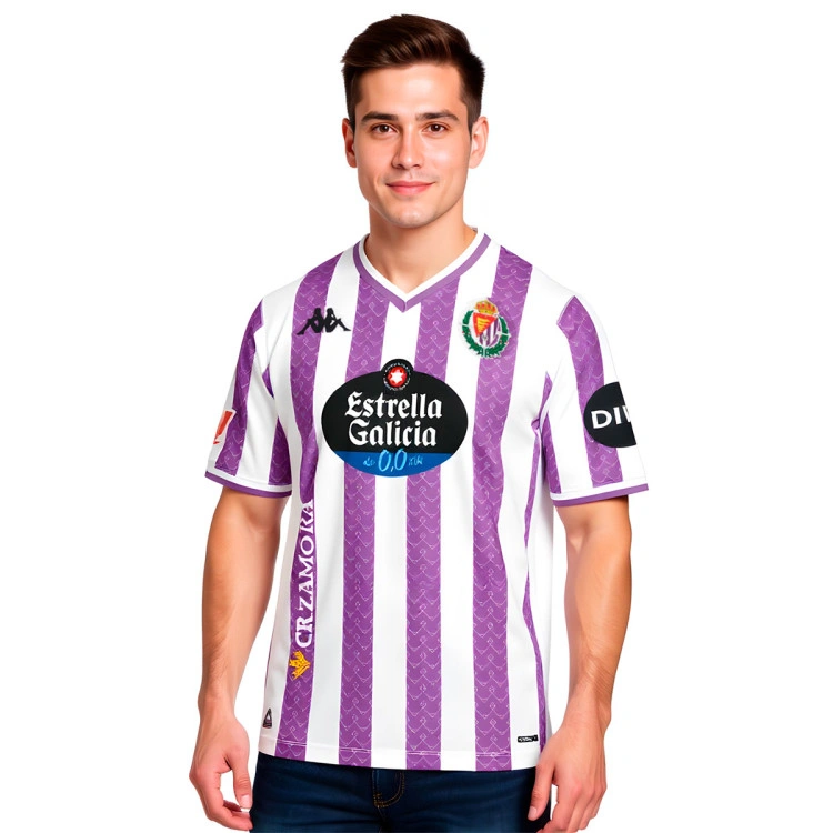 Camiseta Kappa Real Valladolid Primera Equipación 2025-2026