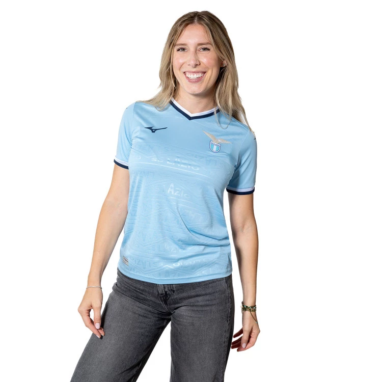 Camiseta Mizuno Lazio Primera Equipación 2024-2025 Mujer