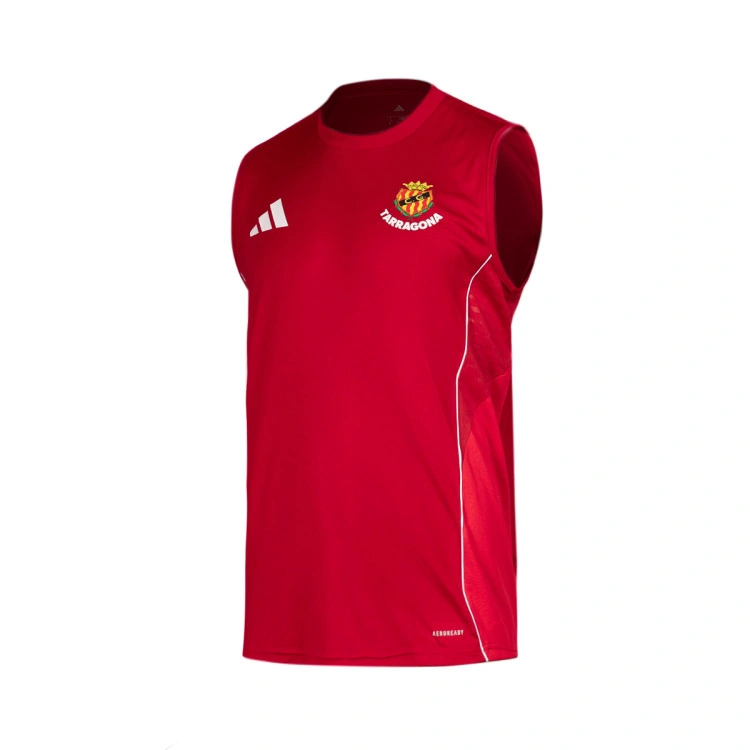 Camiseta adidas Gimnàstic de Tarragona sin mangas Training Jugadores 2025-2026