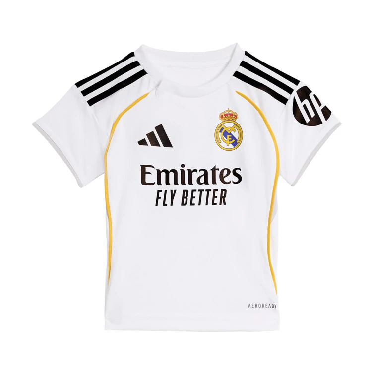 Conjunto adidas Real Madrid Primera Equipación 2025-2026 Bebé