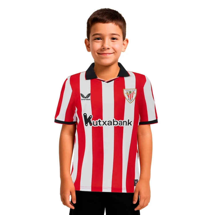 Camiseta Castore Athletic Club Bilbao Primera Equipación 2025-2026 Niño