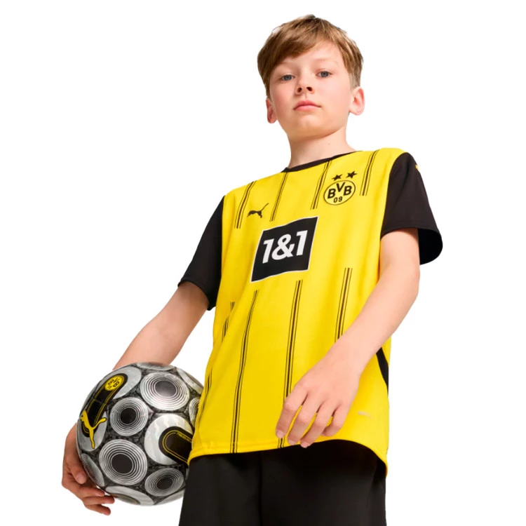 Camiseta Puma Borussia Dortmund Primera Equipación 2024-2025 Niño