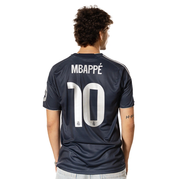 Camiseta adidas Mbappé Real Madrid Segunda Equipación 2025-2026 + Parche
