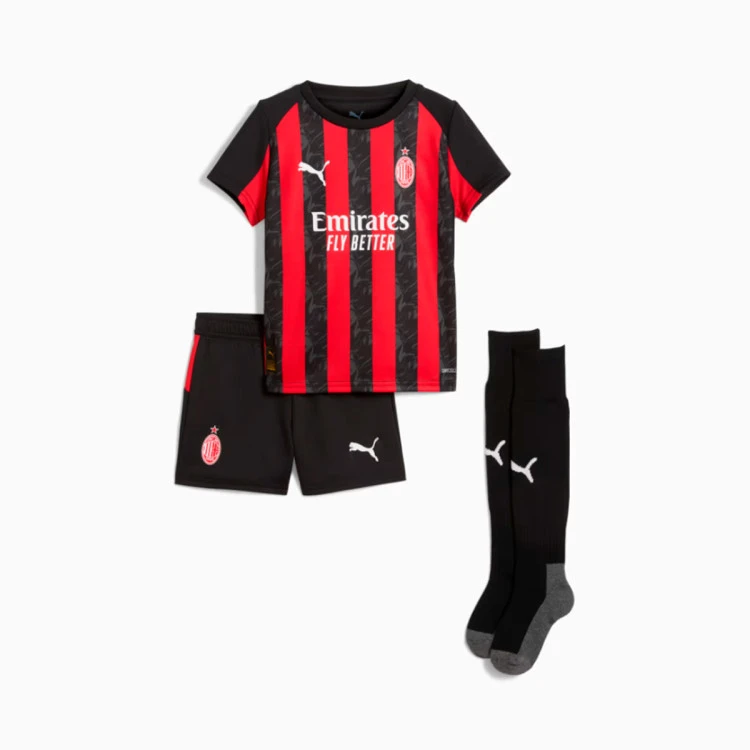 Conjunto Puma AC Milan Primera Equipación 2025-2026 Niño