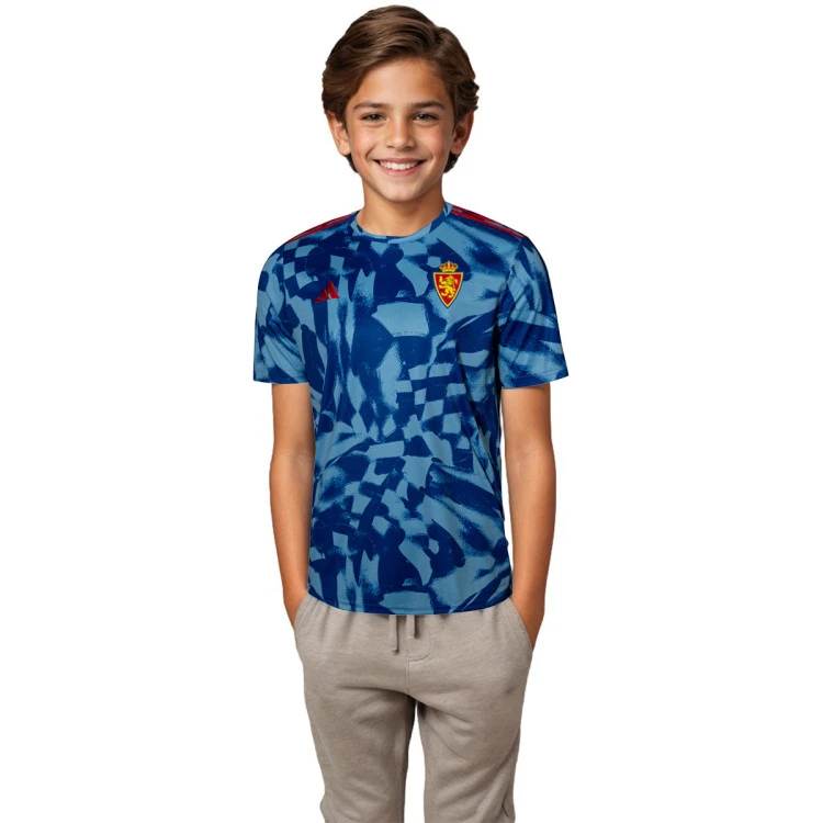Camiseta adidas Real Zaragoza Prematch 2024-2025 Niño