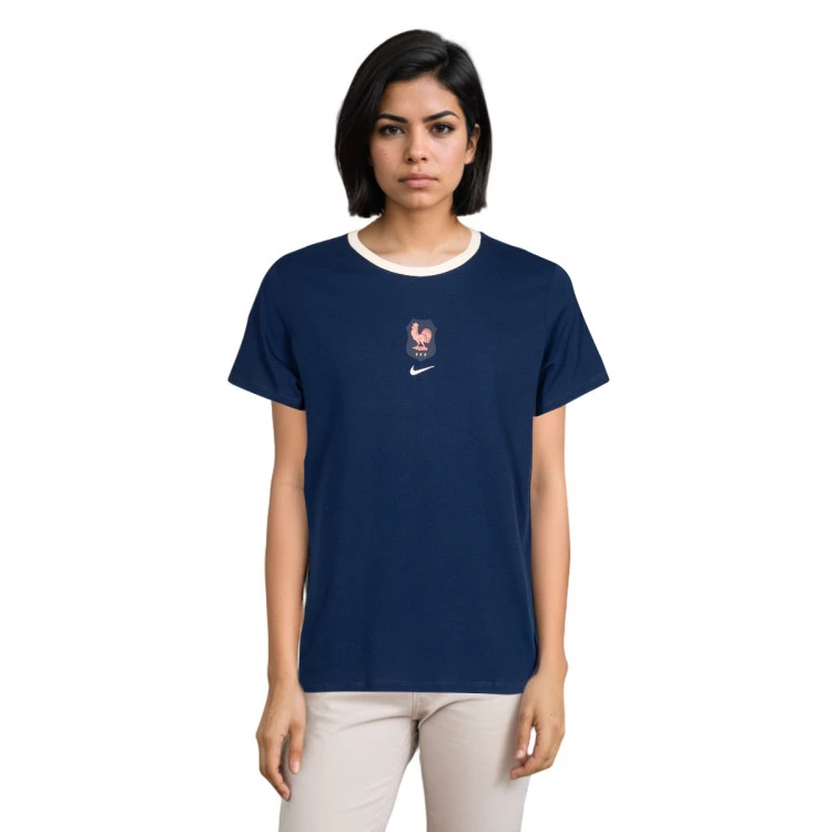 Camiseta Nike Francia Fanswear Eurocopa Femenina 2025 Mujer