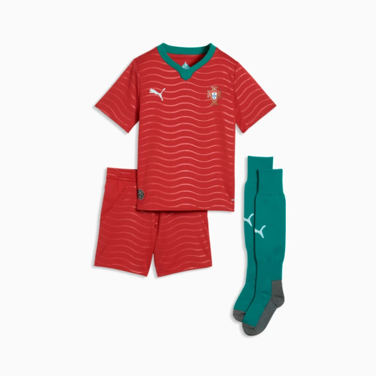 Conjunto Puma Portugal Primera Equipación Mundial 2026 Niño